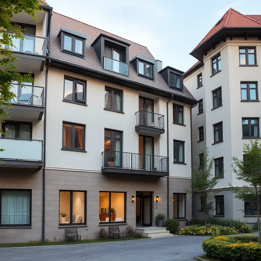 Modern smart window with automated controls and IoT integration