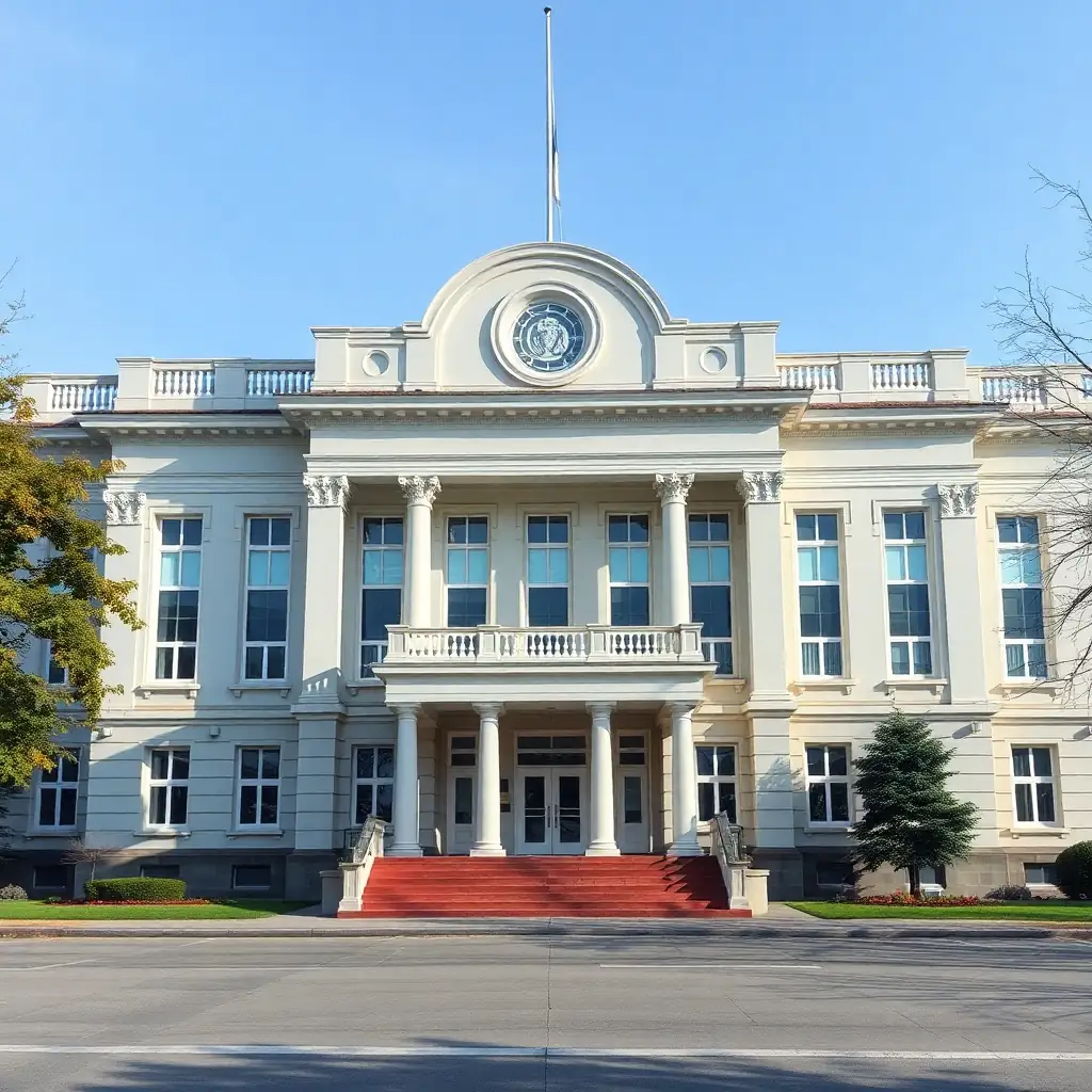 Technicians installing new double-glazed glass unit into window frame, professional glass replacement