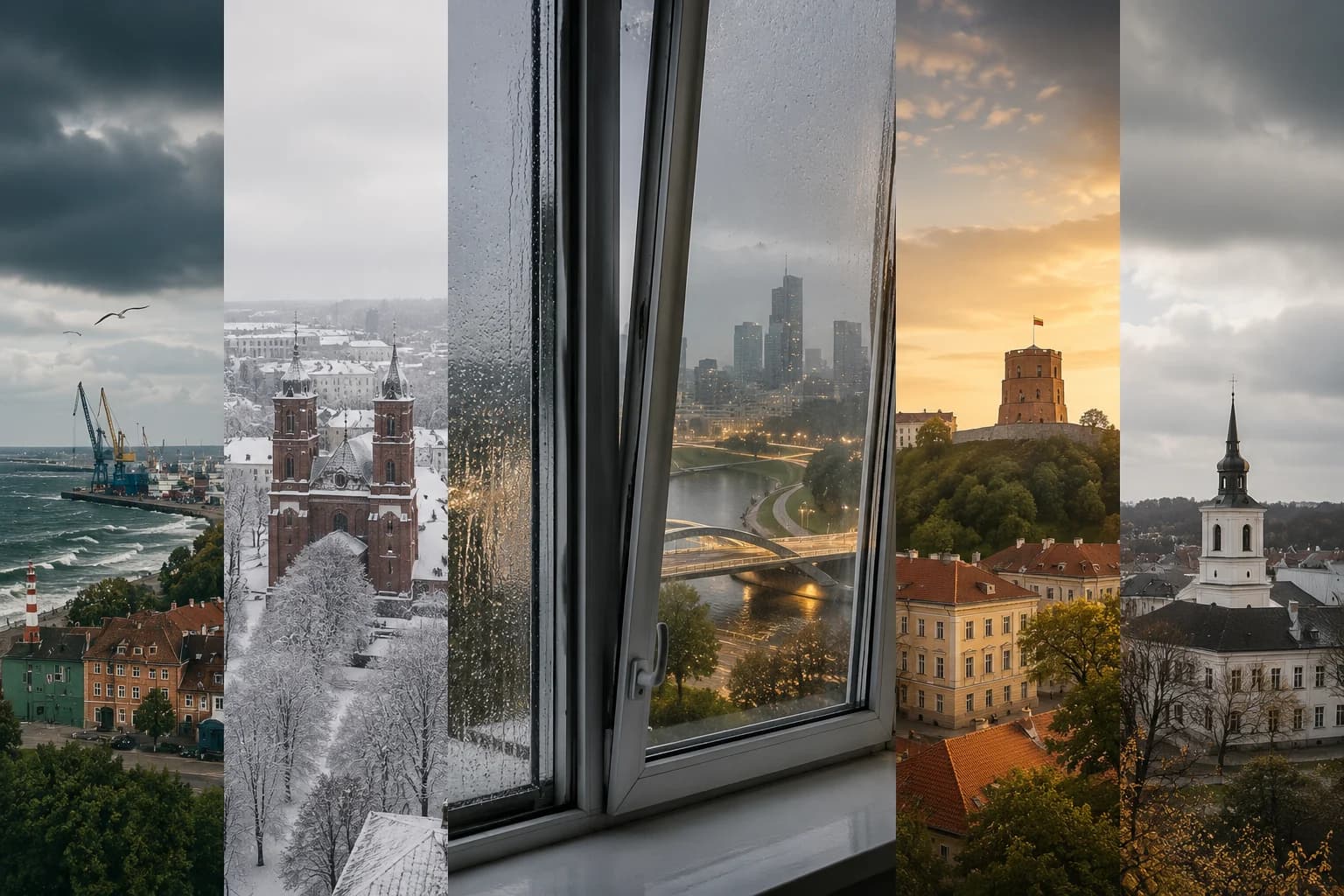 Langų problemos skirtinguose Lietuvos miestuose