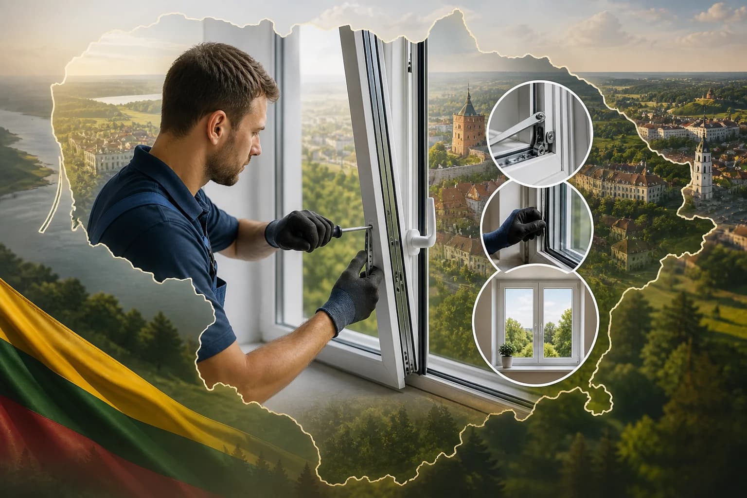 Professional window specialists in Lithuania
